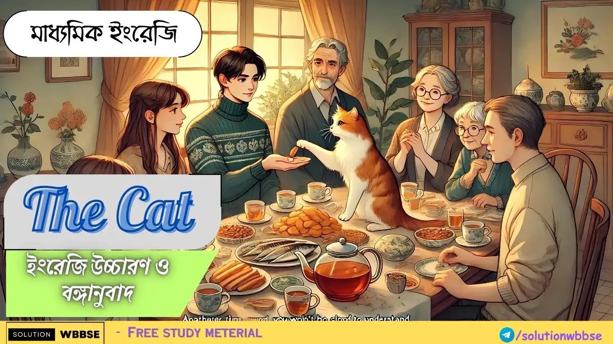 Class 10 - English Reference - The Cat - ইংরেজি উচ্চারণ ও বঙ্গানুবাদ