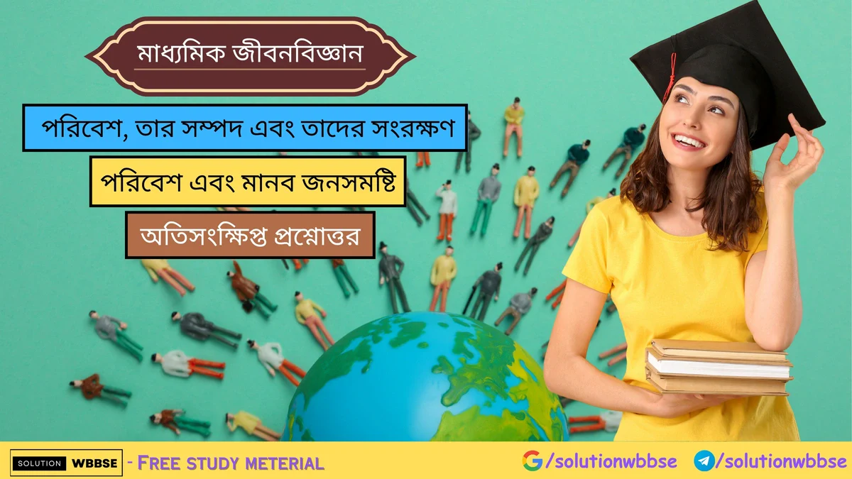 পরিবেশ এবং মানব জনসমষ্টি – অতিসংক্ষিপ্ত প্রশ্নোত্তর