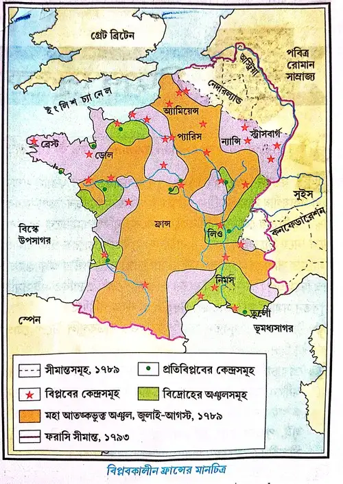 নবম শ্রেণী- ইতিহাস- ফরাসি বিপ্লবের কয়েকটি দিক - ব্যাখ্যামূলক প্রশ্নোত্তর