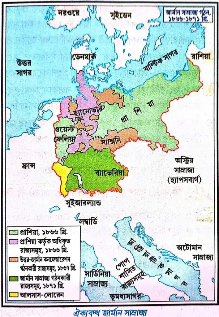 বিসমার্ক (Bismarck) কীভাবে জার্মানিকে ঐক্যবদ্ধ করেন ?