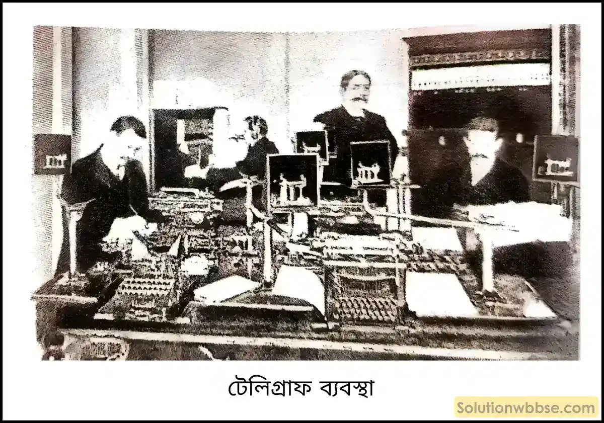 নবম শ্রেণী ইতিহাস - শিল্পবিপ্লব, উপনিবেশবাদ ও সাম্রাজ্যবাদ - বিশ্লেষণমূলক প্রশ্ন ও উত্তর 13 আধুনিক যোগাযোগের মাধ্যম হিসেবে টেলিগ্রাফ সম্পর্কে সংক্ষেপে আলোচনা করো।