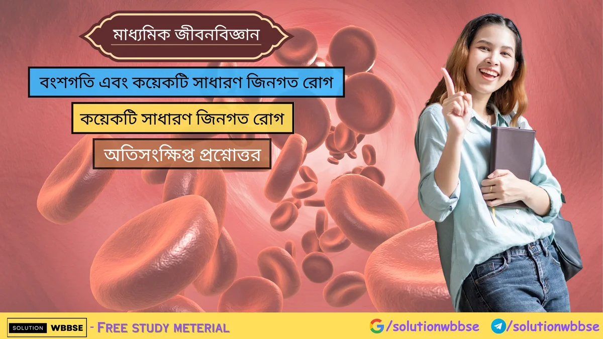 কয়েকটি সাধারণ জিনগত রোগ - অতিসংক্ষিপ্ত প্রশ্নোত্তর
