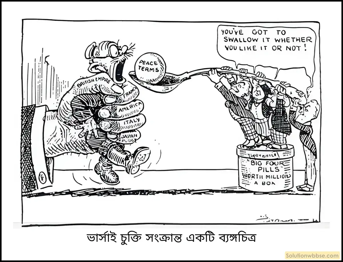 নবম শ্রেণী ইতিহাস - বিংশ শতকে ইউরোপ - বিশ্লেষণমূলক প্রশ্ন ও উত্তর 9 ভার্সাই চুক্তিকে কেন অপমানজনক এবং জবরদস্তিমূলক চুক্তি বলা হয়?
