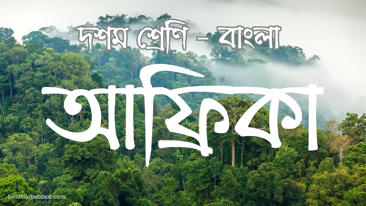 দশম শ্রেণি – বাংলা – আফ্রিকা – সামগ্রিক বিষয়ভিত্তিক প্রশ্নোত্তর