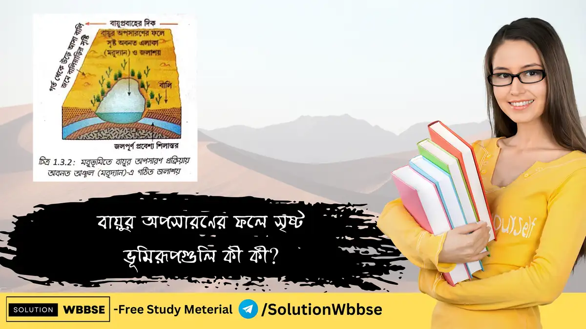 বায়ুর অপসারণের ফলে সৃষ্ট ভূমিরূপগুলি কী কী? 1 বায়ুর অপসারণের ফলে সৃষ্ট ভূমিরূপ