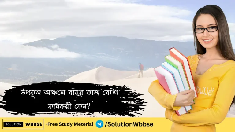 উপকূল অঞ্চলে বায়ুর কাজ বেশি কার্যকরী কেন?