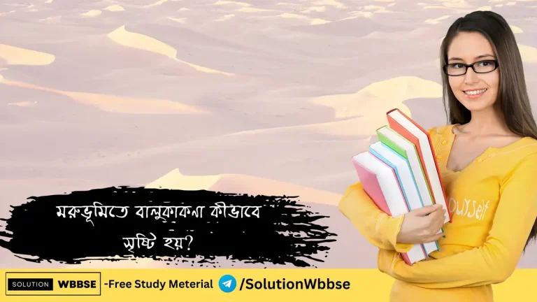 মরুভূমিতে বালুকাকণা কীভাবে সৃষ্টি হয়?