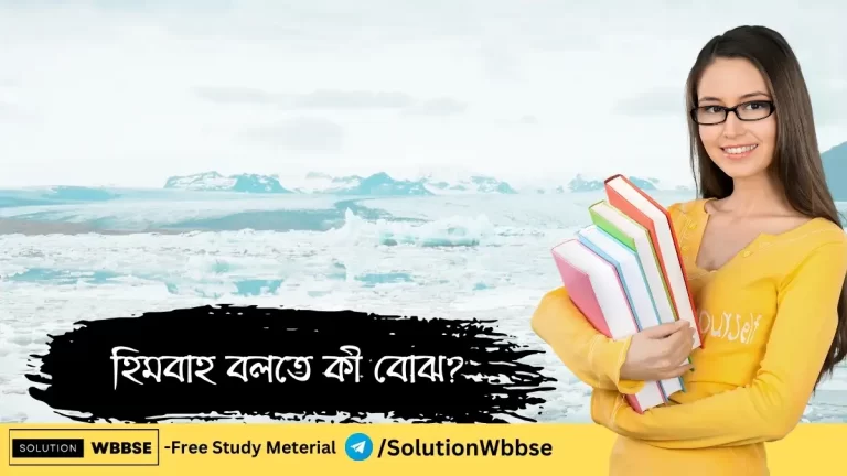 হিমবাহ বলতে কী বোঝ?