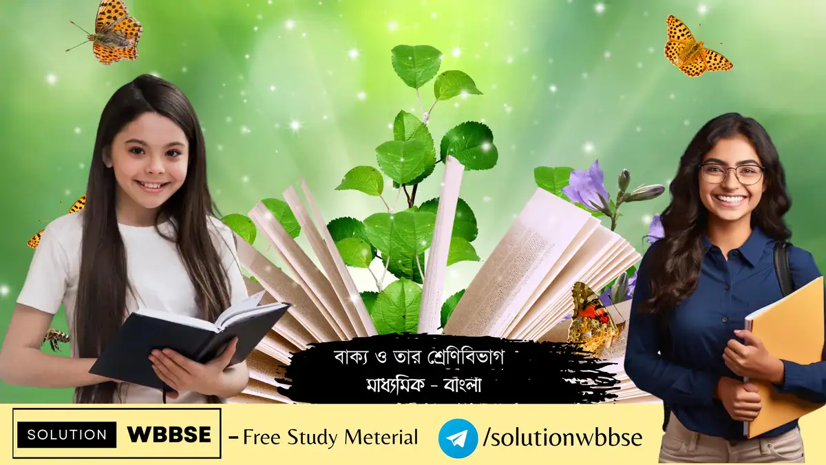 বাক্য ও তার শ্রেণিবিভাগ-মাধ্যমিক বাংলা