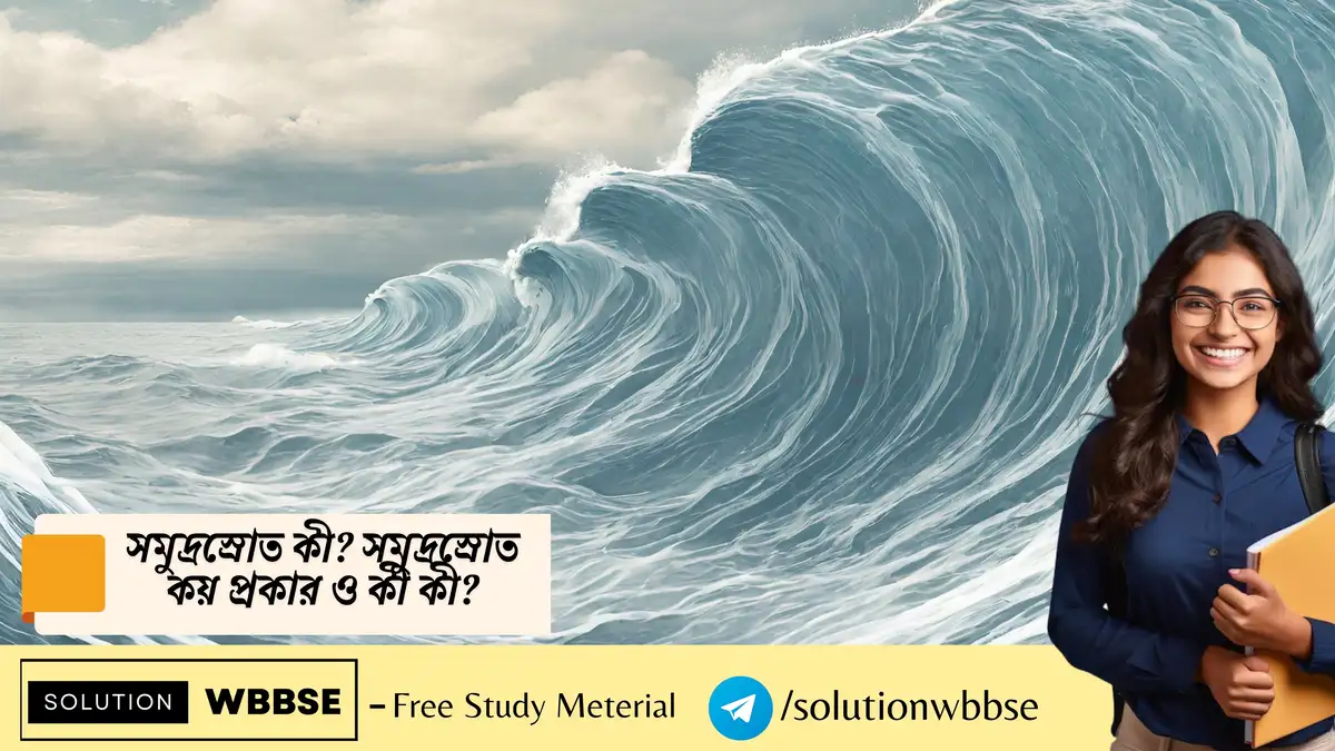 সমুদ্রস্রোত কী? সমুদ্রস্রোত কয় প্রকার ও কী কী?