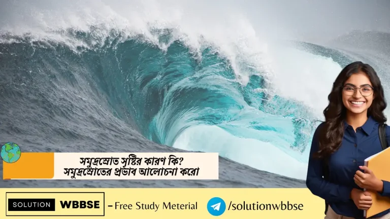 সমুদ্রস্রোত সৃষ্টির কারণ কি? সমুদ্রস্রোতের প্রভাব আলোচনা করো