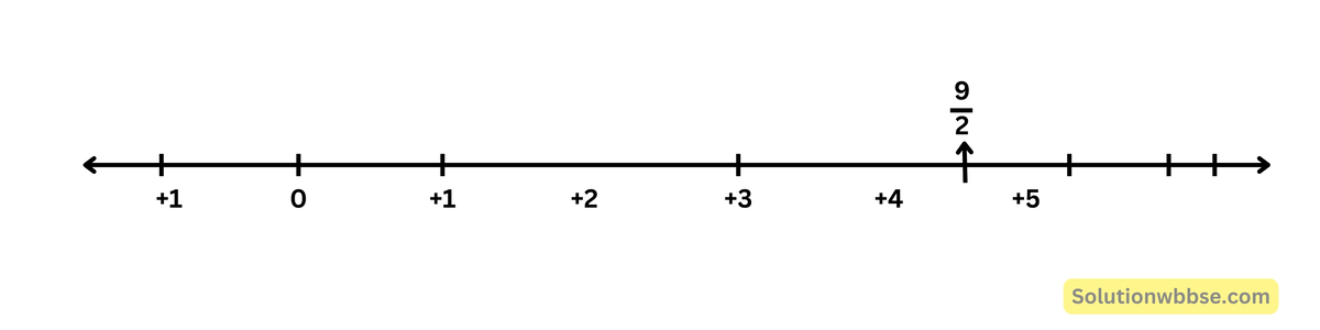 মূলদ সংখ্যাগুলি সংখ্যারেখায় স্থাপন-নবম শ্রেণী 