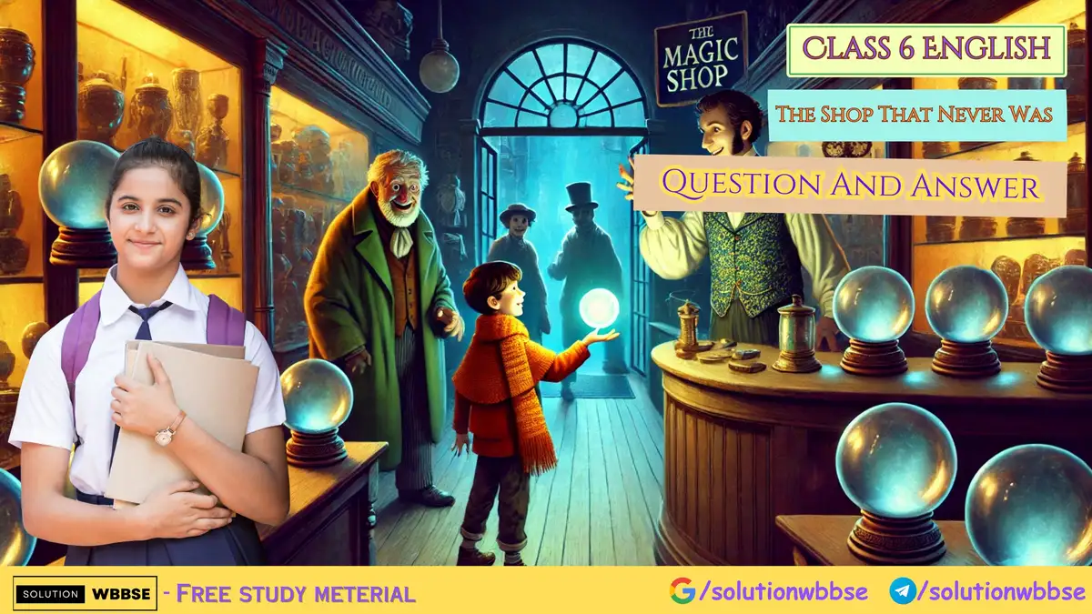 Class 6 English – The Shop That Never Was – Question And Answer 1 Class 6 English – The Shop That Never Was
