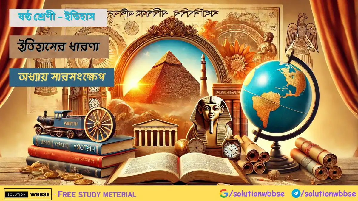 ষষ্ঠ শ্রেণী – ইতিহাস – ইতিহাসের ধারণা – অধ্যায় সারসংক্ষেপ 1