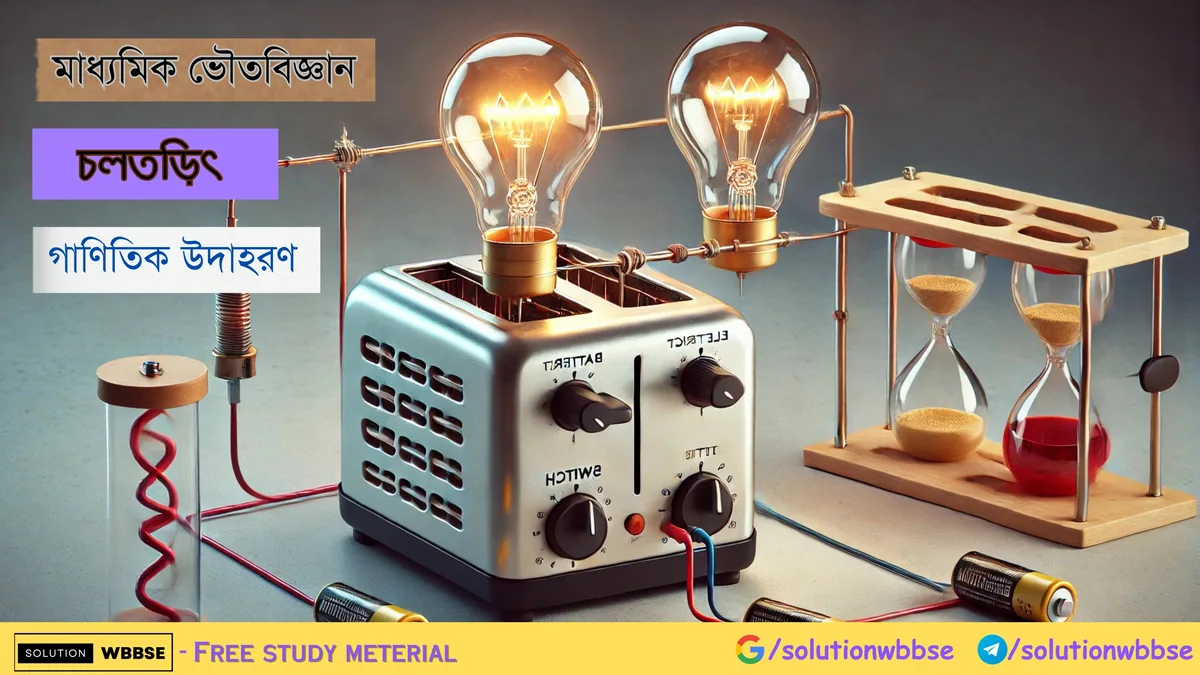 মাধ্যমিক ভৌতবিজ্ঞান – চলতড়িৎ – গাণিতিক উদাহরণ 1