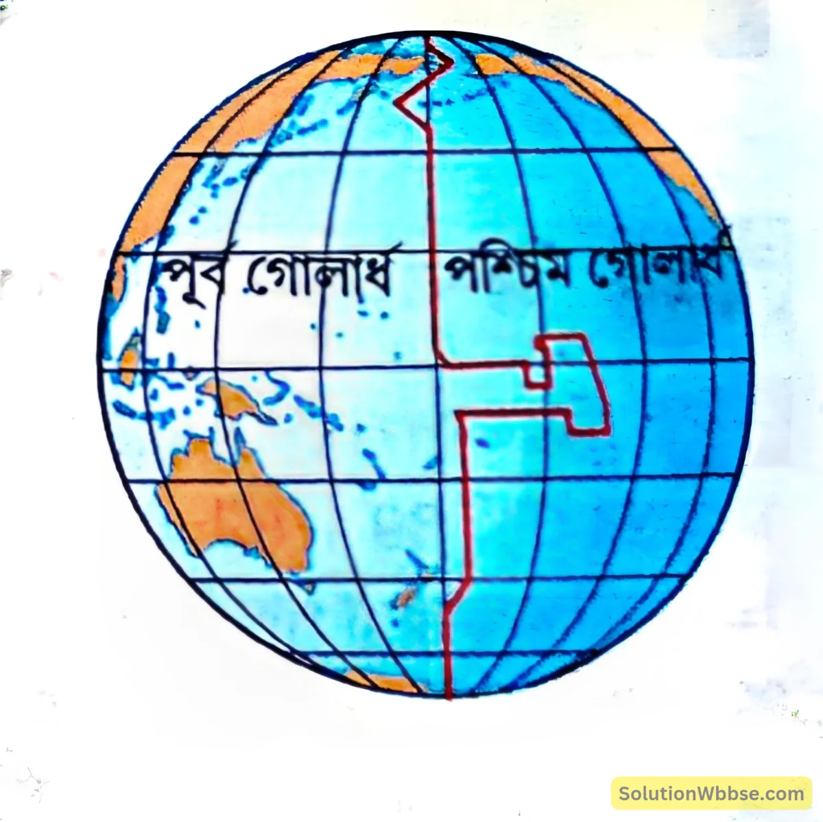 নবম শ্রেণী - ভূগোল - পৃথিবীপৃষ্ঠে কোনো স্থানের অবস্থান নির্ণয় - দক্ষতামূলক প্রশ্নোত্তর 3 আন্তর্জাতিক তারিখরেখা