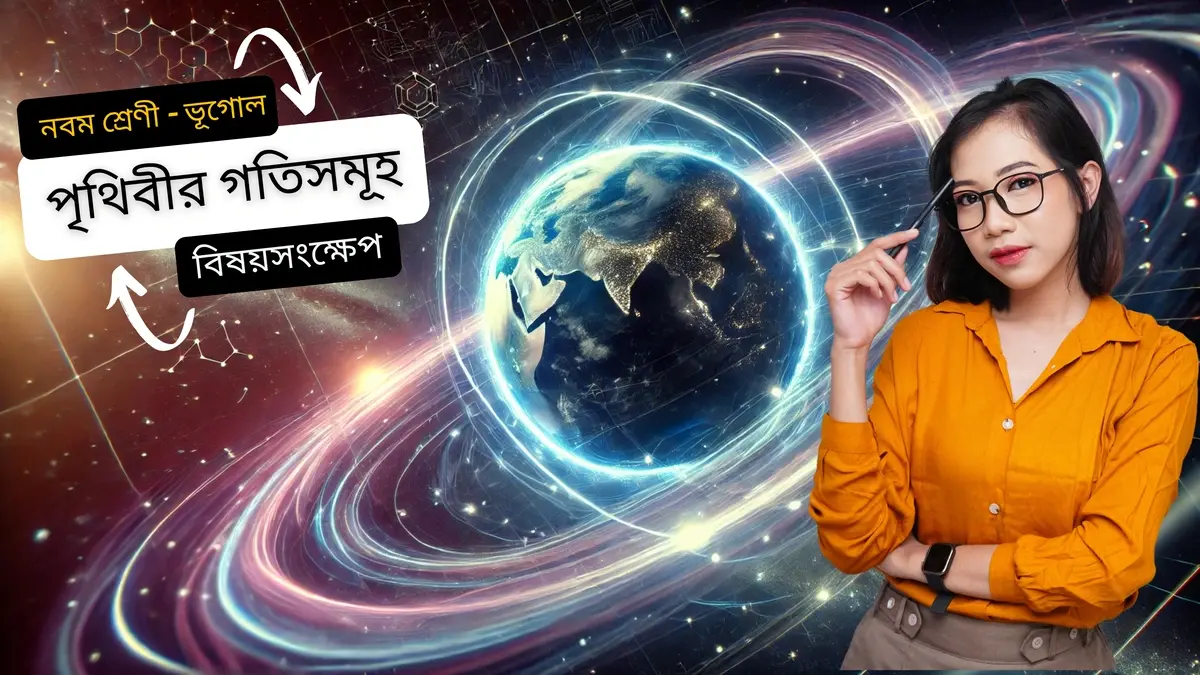 নবম শ্রেণী - ভূগোল - পৃথিবীর গতিসমূহ - বিষয়সংক্ষেপ