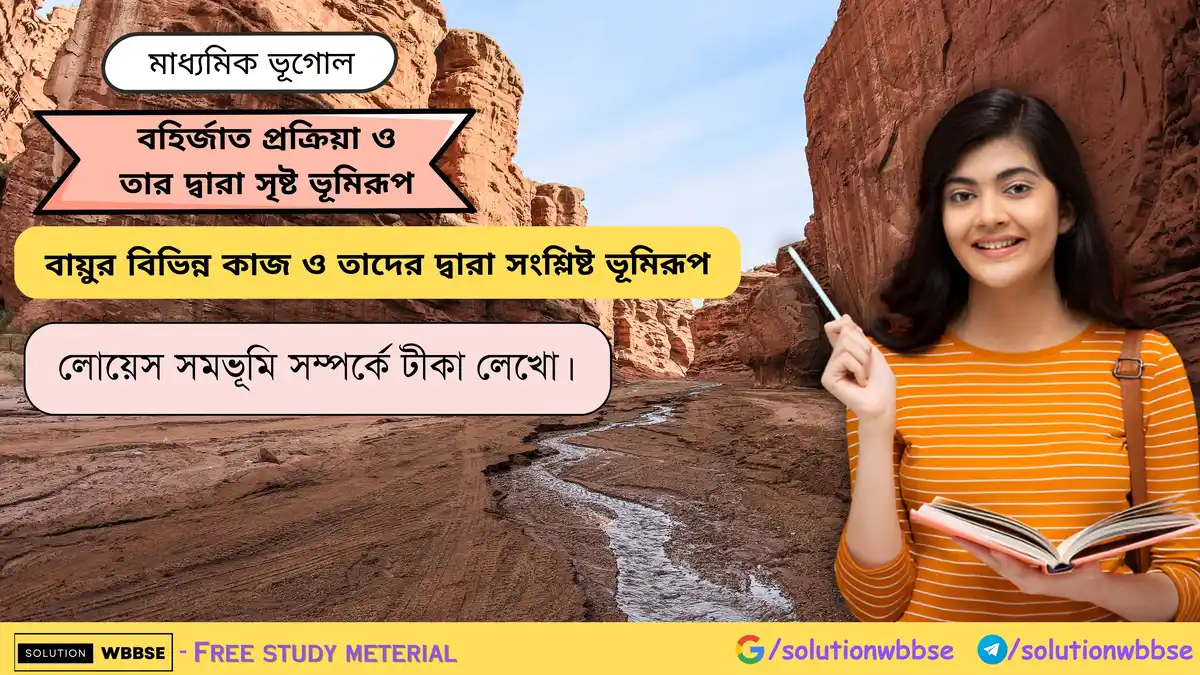 লোয়েস সমভূমি সম্পর্কে টীকা লেখো।