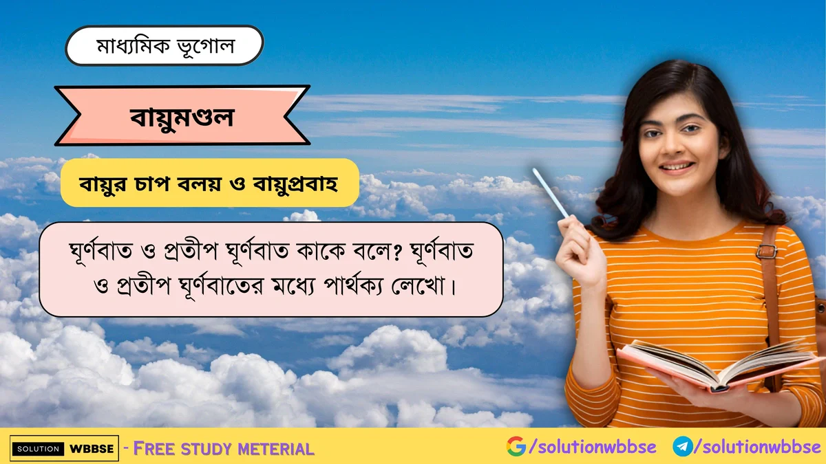 ঘূর্ণবাত ও প্রতীপ ঘূর্ণবাত কাকে বলে -