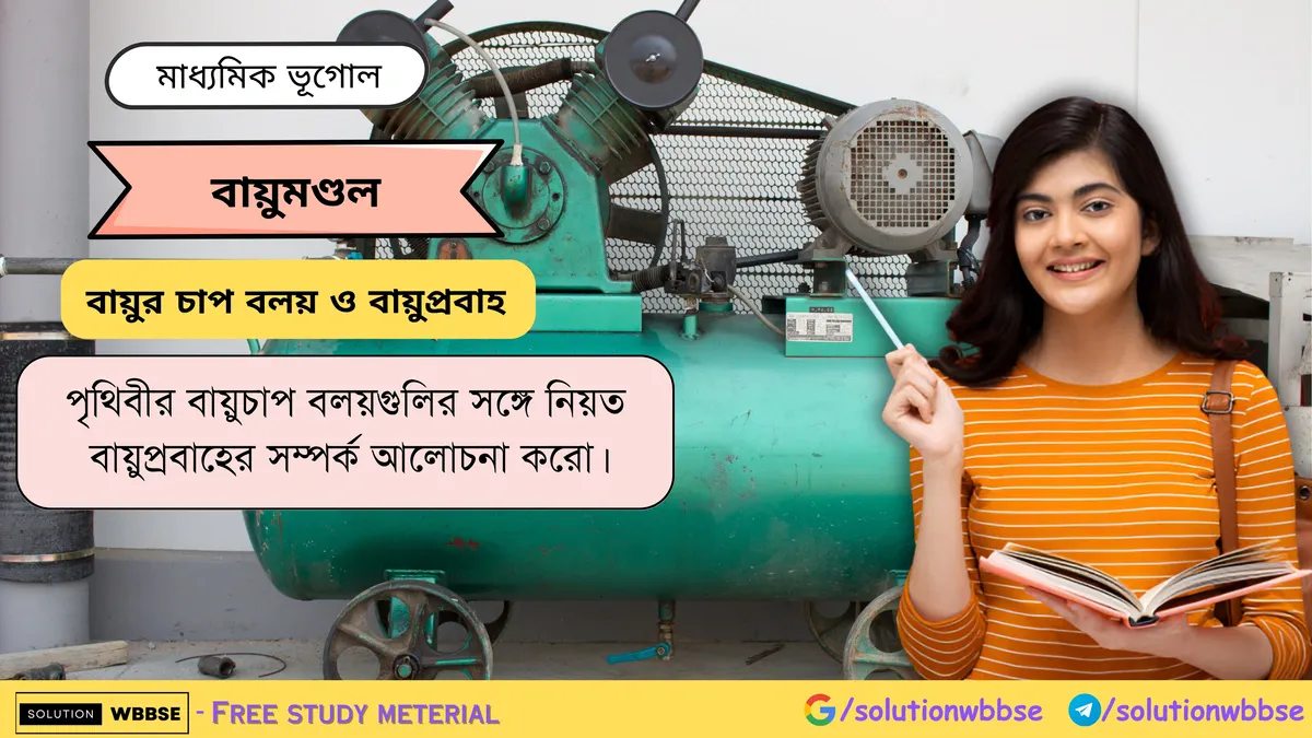 পৃথিবীর বায়ুচাপ বলয়গুলির সঙ্গে নিয়ত বায়ুপ্রবাহের সম্পর্ক আলোচনা করো।