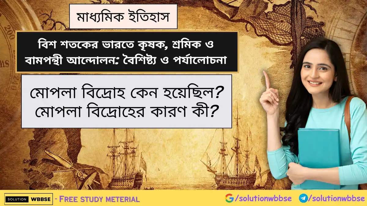 মোপলা বিদ্রোহ কেন হয়েছিল? মোপলা বিদ্রোহের কারণ কী?