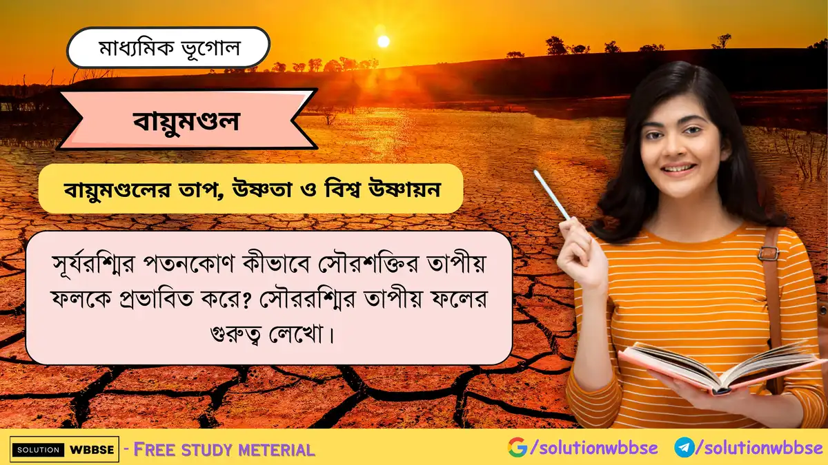 সূর্যরশ্মির পতনকোণ কীভাবে সৌরশক্তির তাপীয় ফলকে প্রভাবিত করে