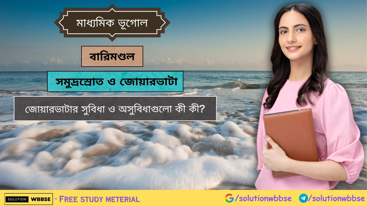জোয়ারভাটার সুবিধা ও অসুবিধাগুলো কী কী