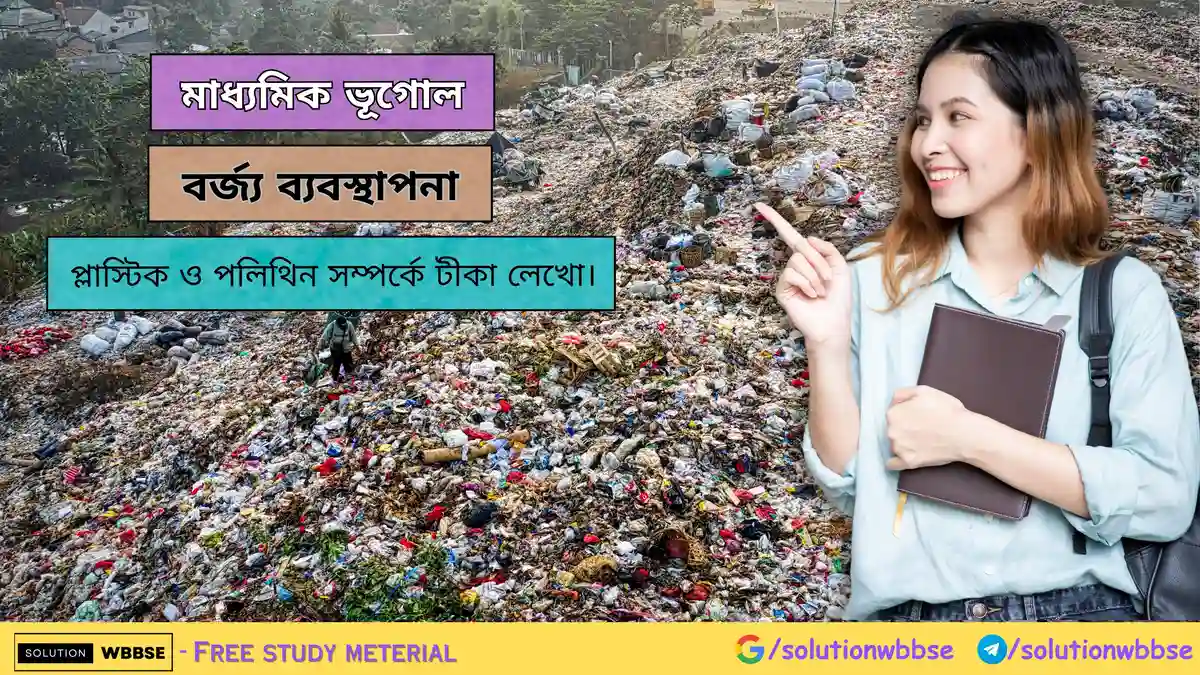 প্লাস্টিক ও পলিথিন সম্পর্কে টীকা লেখো-