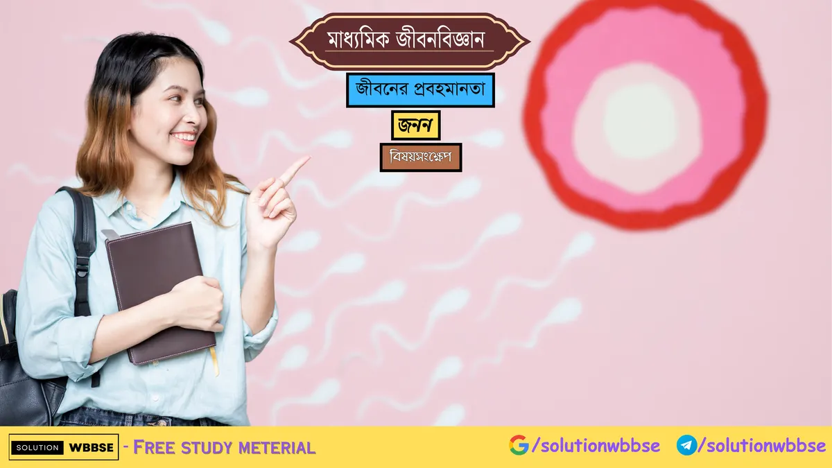 মাধ্যমিক জীবন বিজ্ঞান – জীবনের প্রবহমানতা – জনন – বিষয়সংক্ষেপ