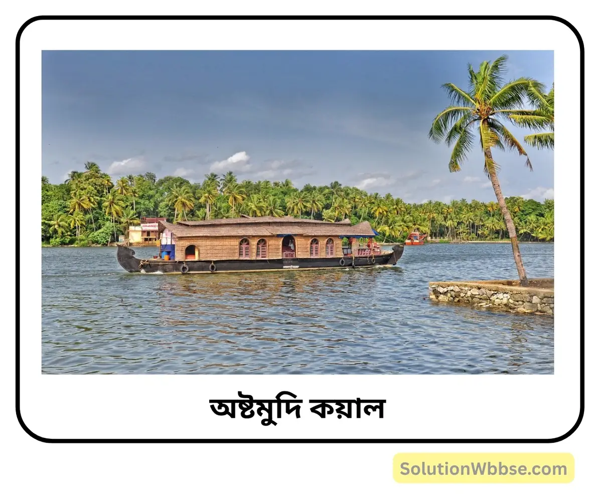 ভারতের অভ্যন্তরীণ কয়েকটি হ্রদের নাম লেখো। ভারতের কয়েকটি উপহ্রদের পরিচয় দাও। 4 অষ্টমুদি কয়াল
