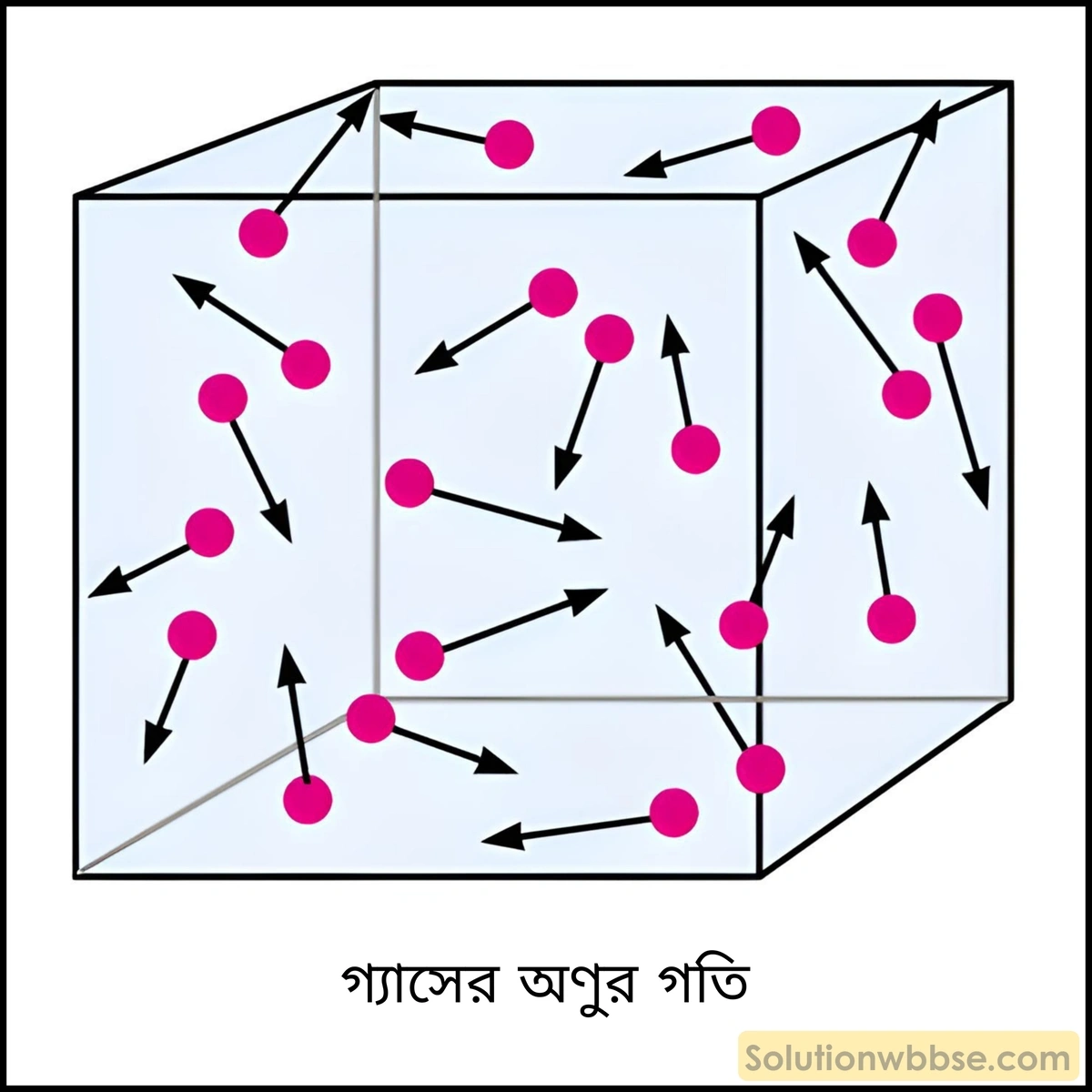 মাধ্যমিক ভৌতবিজ্ঞান - গ্যাসের আচরণ - আদর্শ গ্যাস সমীকরণ এবং গ্যাসের গতীয় তত্ত্ব 3 গ্যাসের অণুর গতী