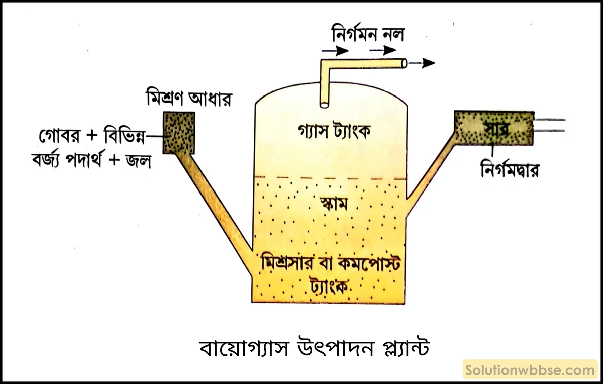 বায়োগ্যাস কাকে বলে? এর ব্যবহার উল্লেখ করো। বায়োগ্যাস কীভাবে সৃষ্টি করা হয়?