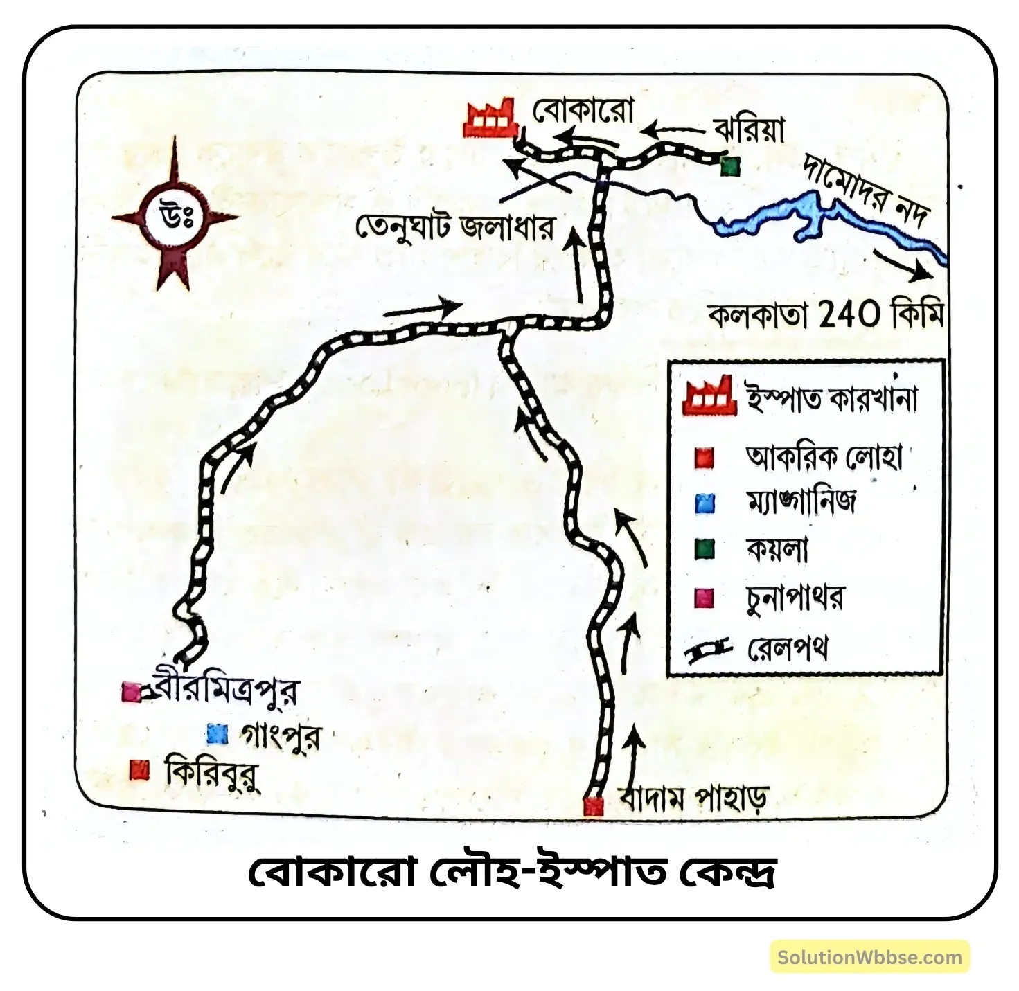 বোকারোতে লৌহ-ইস্পাত শিল্প গড়ে ওঠার কারণ 2 বোকারো লৌহ-ইস্পাত কেন্দ্র