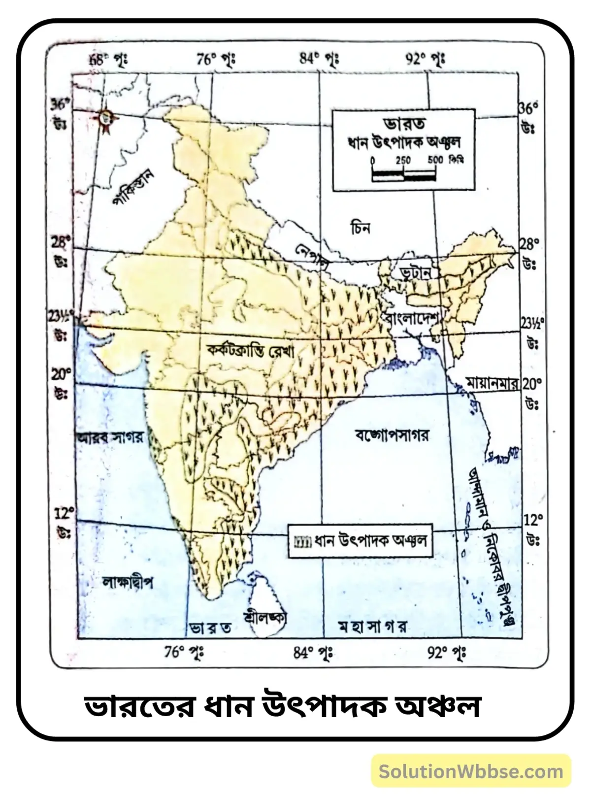 ভারতের ধান উৎপাদক অঞ্চল