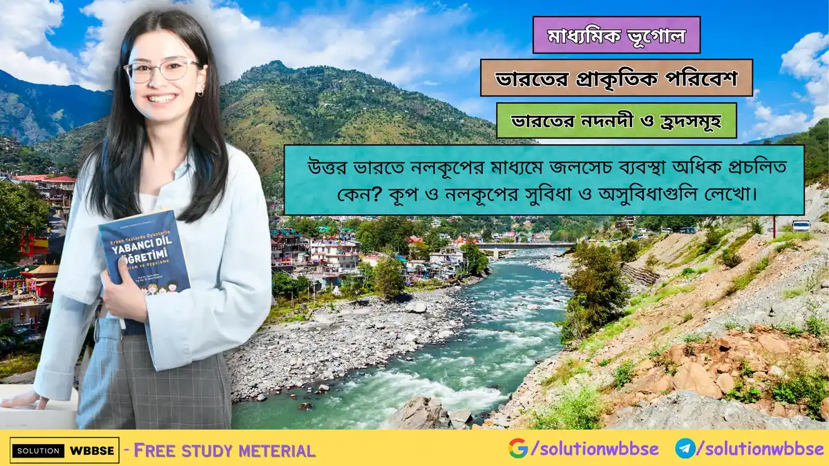 কূপ ও নলকূপের সুবিধা ও অসুবিধাগুলি লেখো-মাধ্যমিক ভূগোল