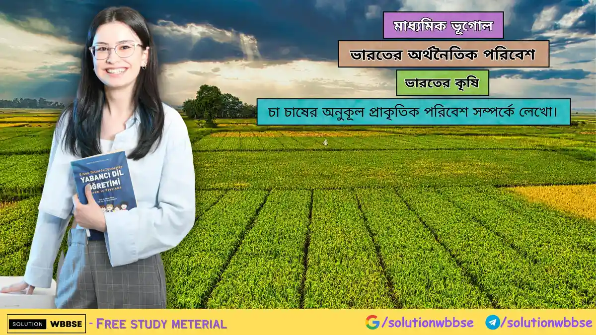চা চাষের অনুকূল প্রাকৃতিক পরিবেশ সম্পর্কে লেখো