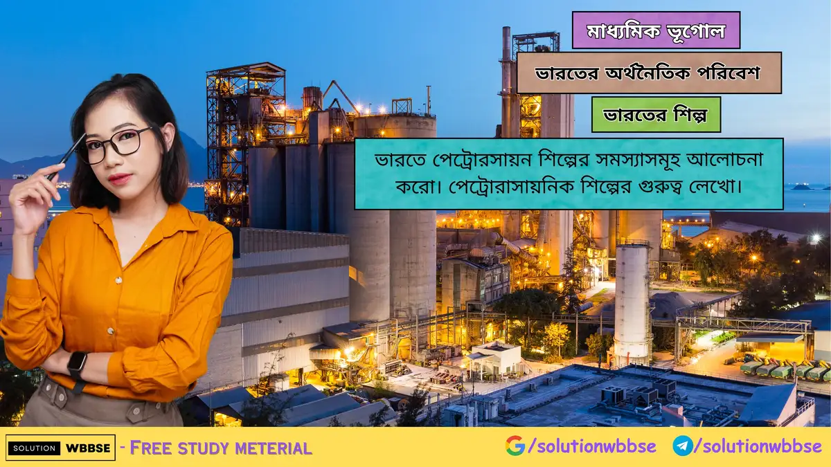 ভারতে পেট্রোরসায়ন শিল্পের সমস্যাসমূহ আলোচনা করো