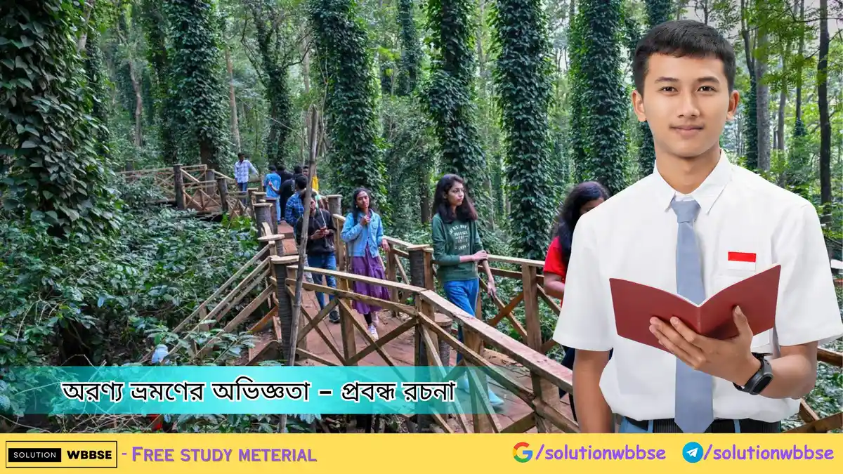 অরণ্য ভ্রমণের অভিজ্ঞতা - প্রবন্ধ রচনা 1 অরণ্য ভ্রমণের অভিজ্ঞতা - প্রবন্ধ রচনা