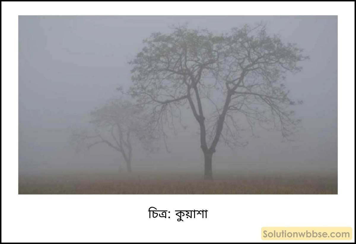মাধ্যমিক ভূগোল - বায়ুমণ্ডল - আর্দ্রতা ও অধঃক্ষেপণ - ব্যাখ্যামূলক প্রশ্ন ও উত্তর 10 কুয়াশা