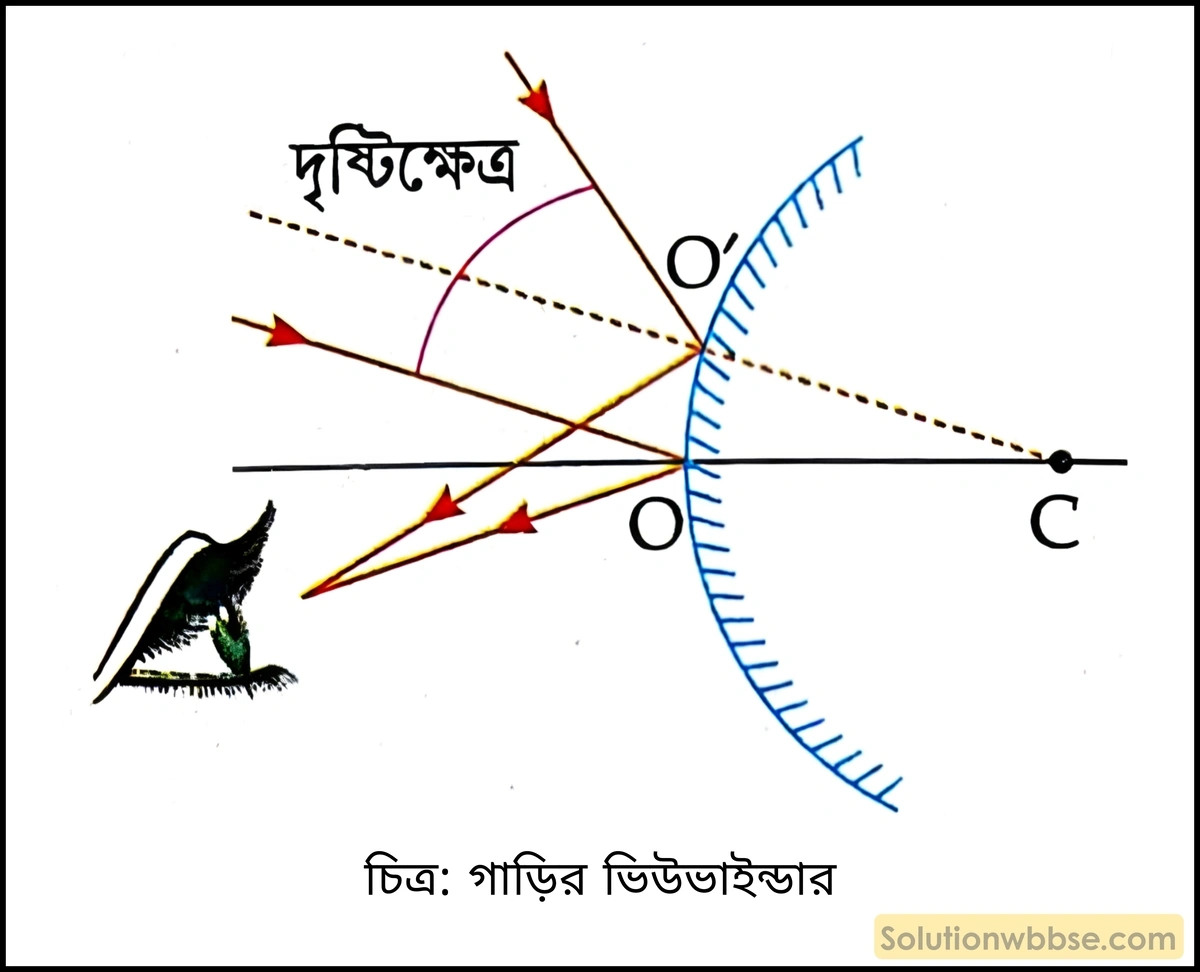 গোলীয় দর্পণের ব্যবহার লেখো।