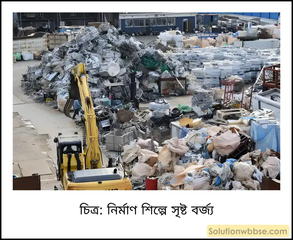 নির্মাণ শিল্পে সৃষ্ট বর্জ্য