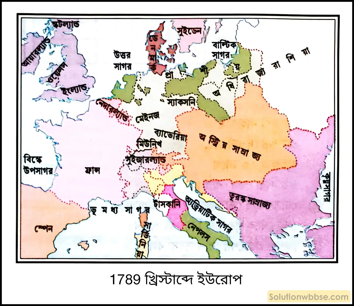 1789 খ্রিস্টাব্দে ইউরোপ