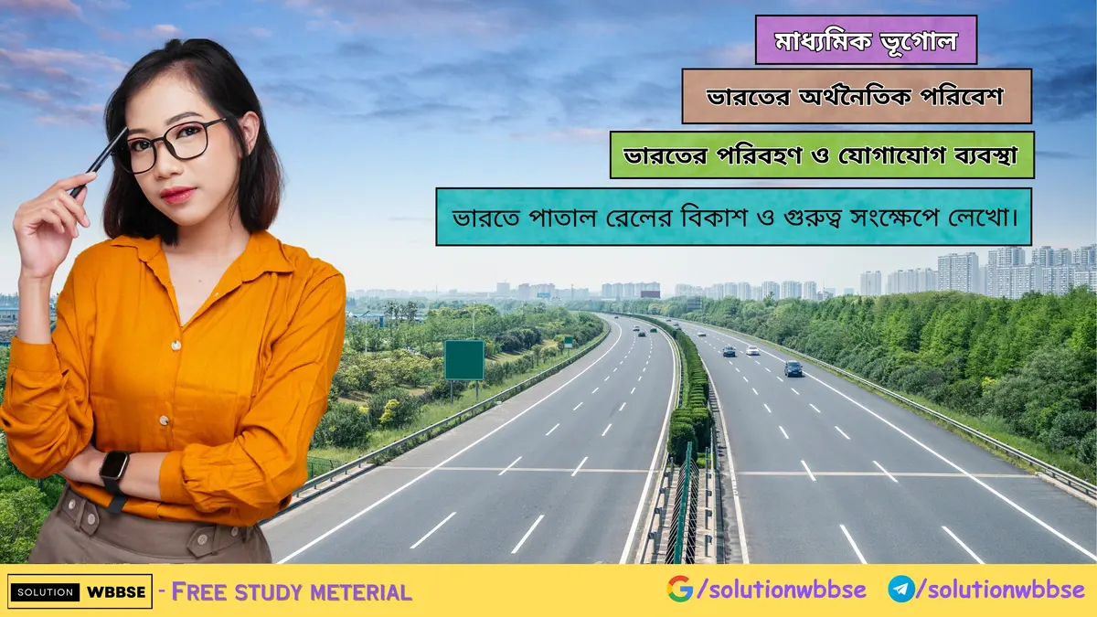 ভারতে পাতাল রেলের বিকাশ ও গুরুত্ব সংক্ষেপে লেখো