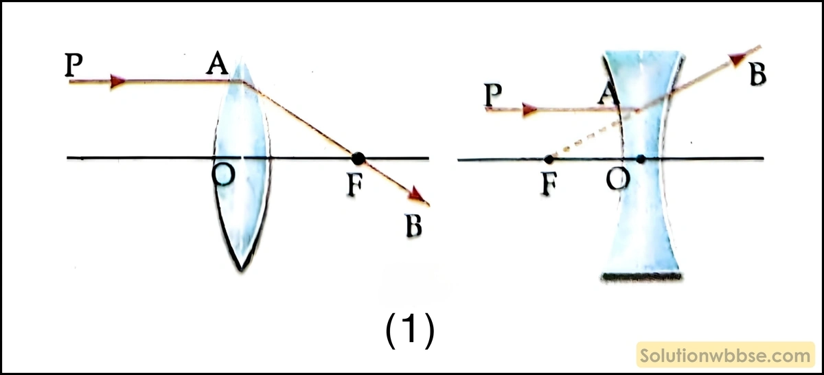 লেন্স দ্বারা প্রতিবিম্ব গঠন