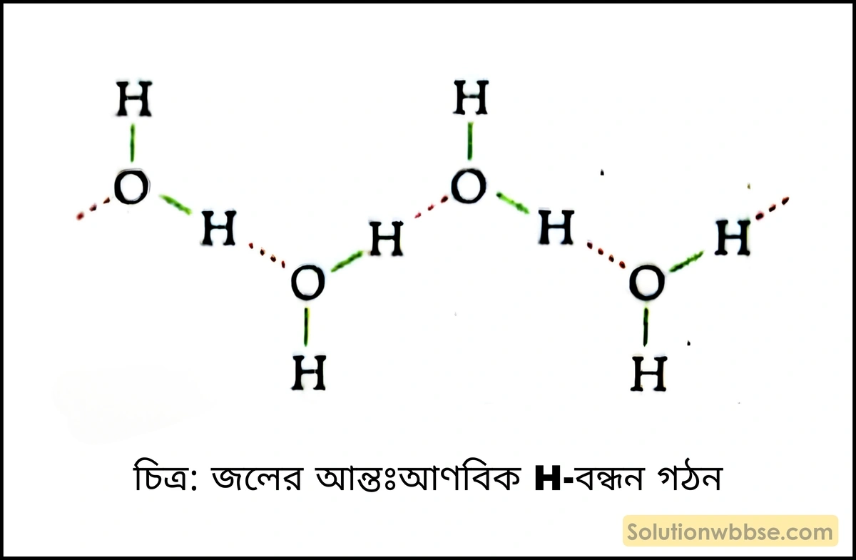 বরফের আয়তন বেশি কিন্তু বরফকে গলিয়ে জলে পরিণত করলে সেটির আয়তন কমে যায় কেন? 3 জলের আন্তঃআণবিক H-বন্ধন গঠন