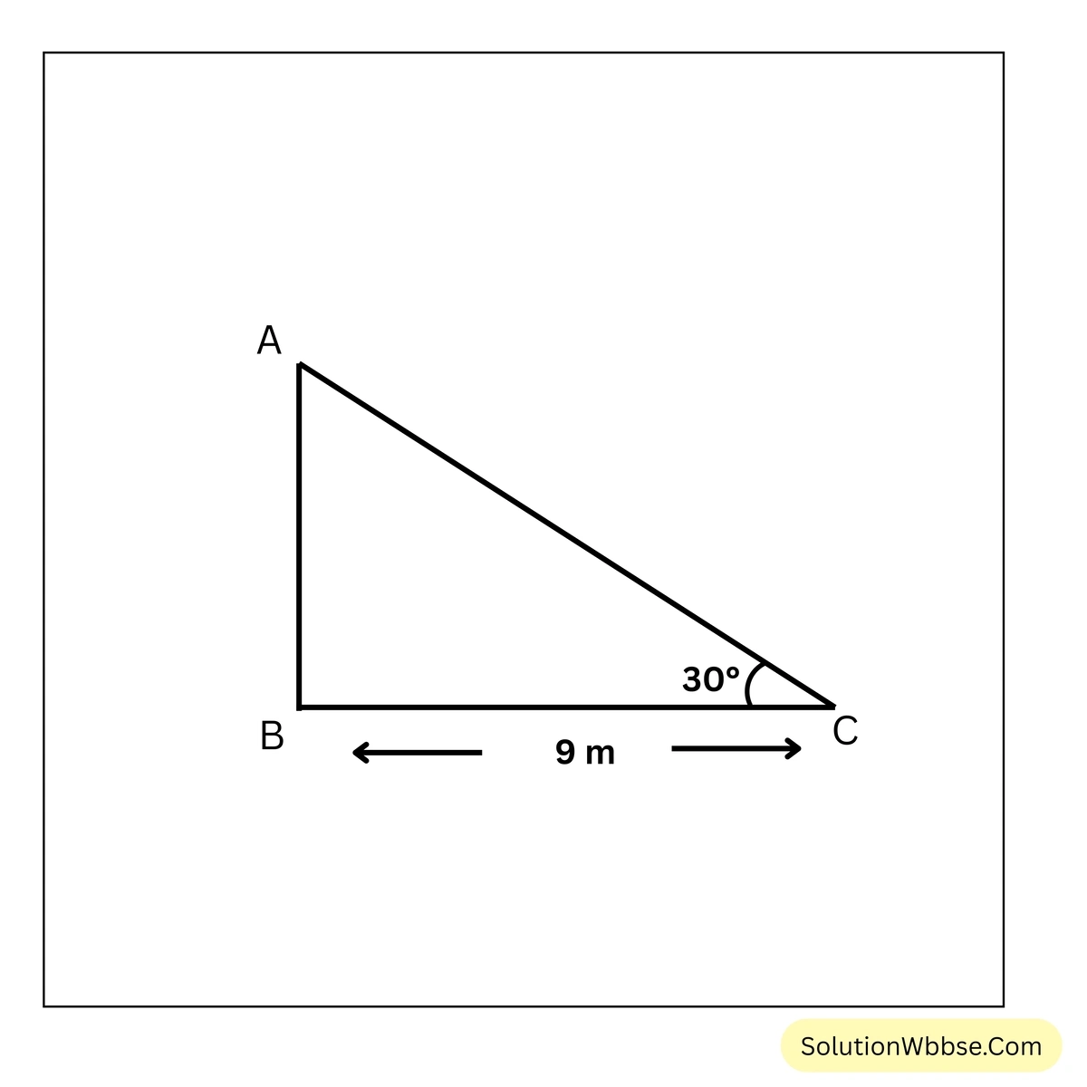ত্রিকোণমিতিক অনুপাতের প্রয়োগ - উচ্চতা ও দূরত্ব - মাধ্যমিক গণিত
