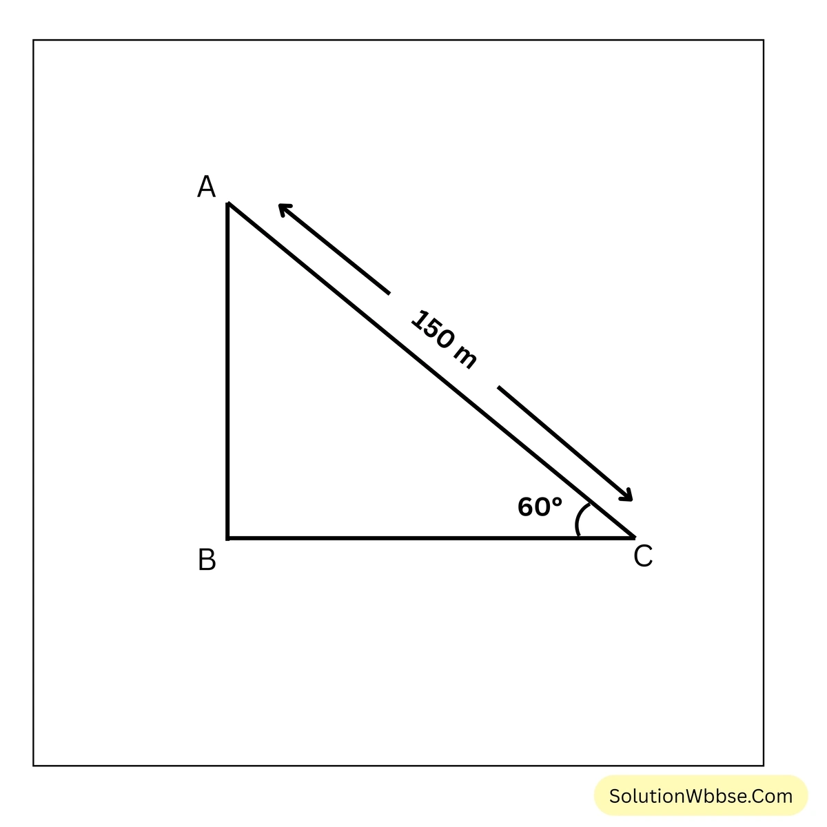 ত্রিকোণমিতিক অনুপাতের প্রয়োগ - উচ্চতা ও দূরত্ব - মাধ্যমিক গণিত