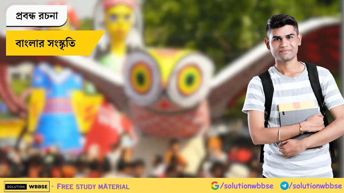 বাংলার সংস্কৃতি - প্রবন্ধ রচনা