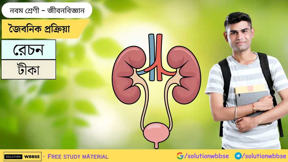 জৈবনিক প্রক্রিয়া-রেচন-জীবনবিজ্ঞান-নবম শ্রেণী