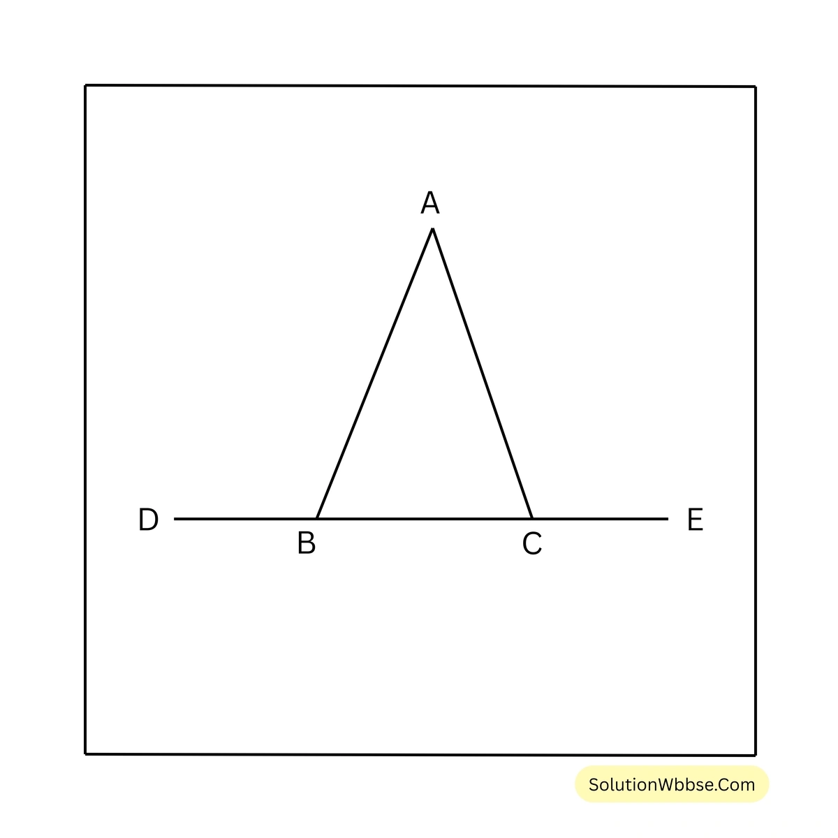ত্রিভুজের দুটি বাহু ও তাদের বিপরীত কোণের সম্পর্ক-অষ্টম শ্রেণী-গণিত